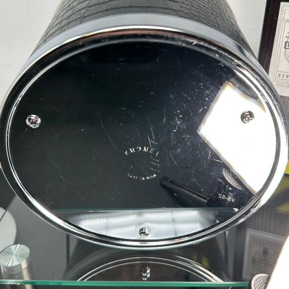 KROMEX® ICE BUCKET–CHROME/TEAK/BLACK – Mid-Century Modern - Picture 8 of 15